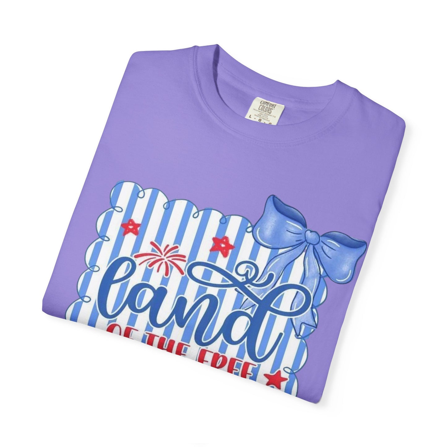 Patriotic "Land of the Free, Because of the Brave" T-Shirt