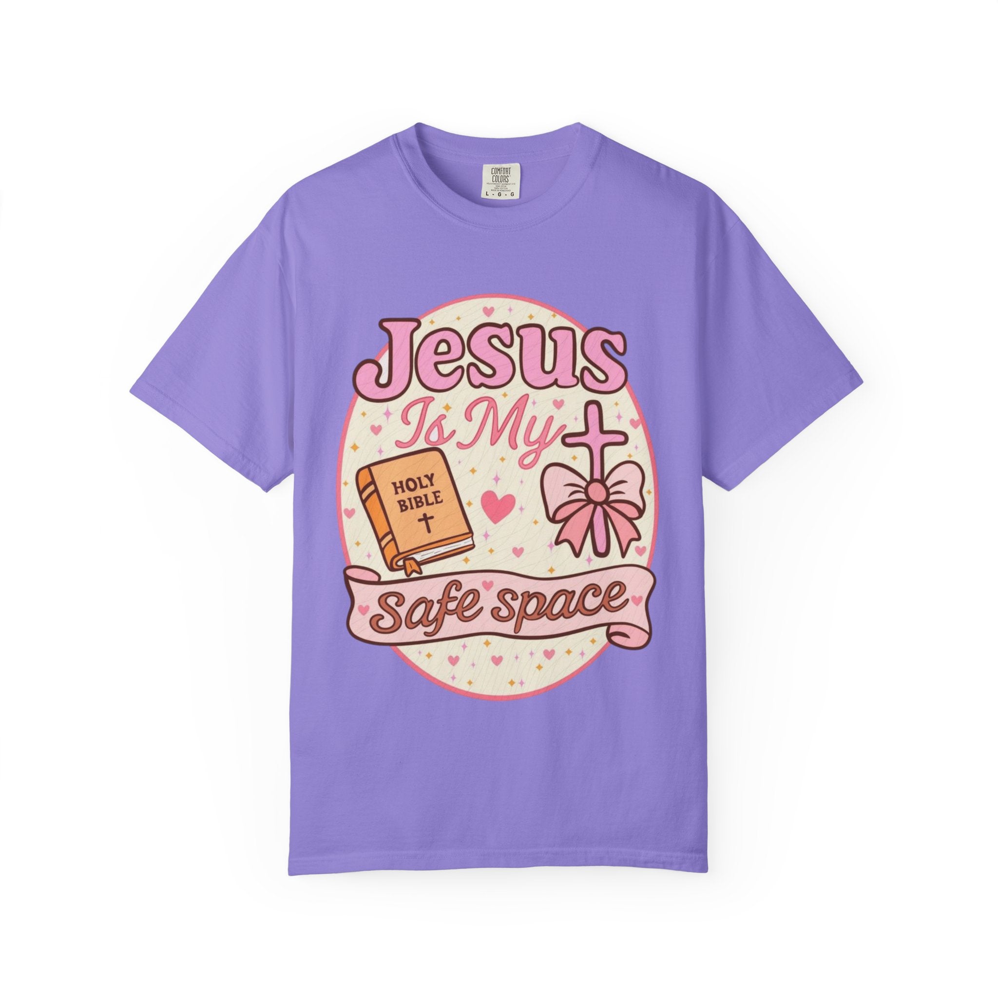 Jesus Is My Safe Space T-Shirt — Christian Faith Graphic Tee