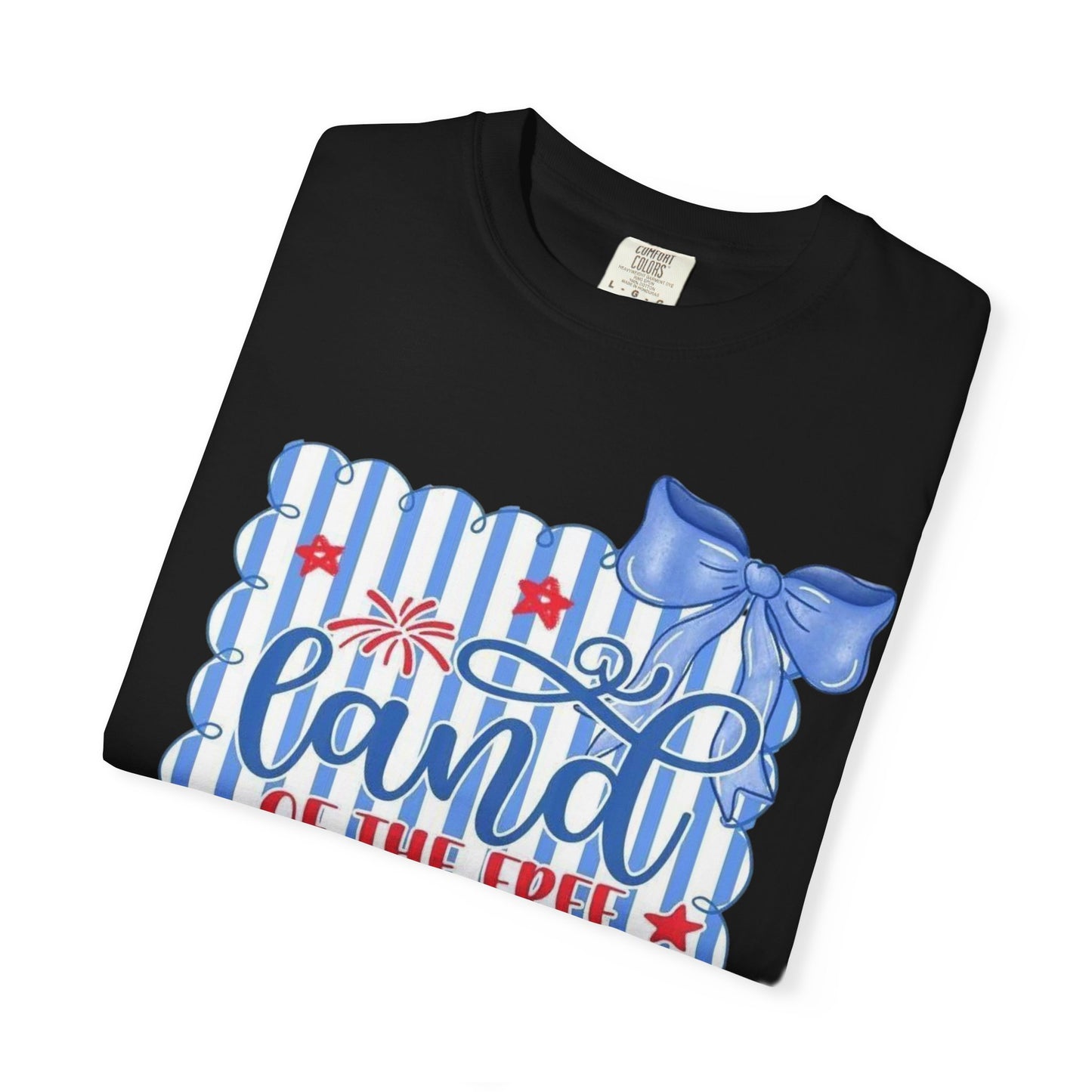 Patriotic "Land of the Free, Because of the Brave" T-Shirt
