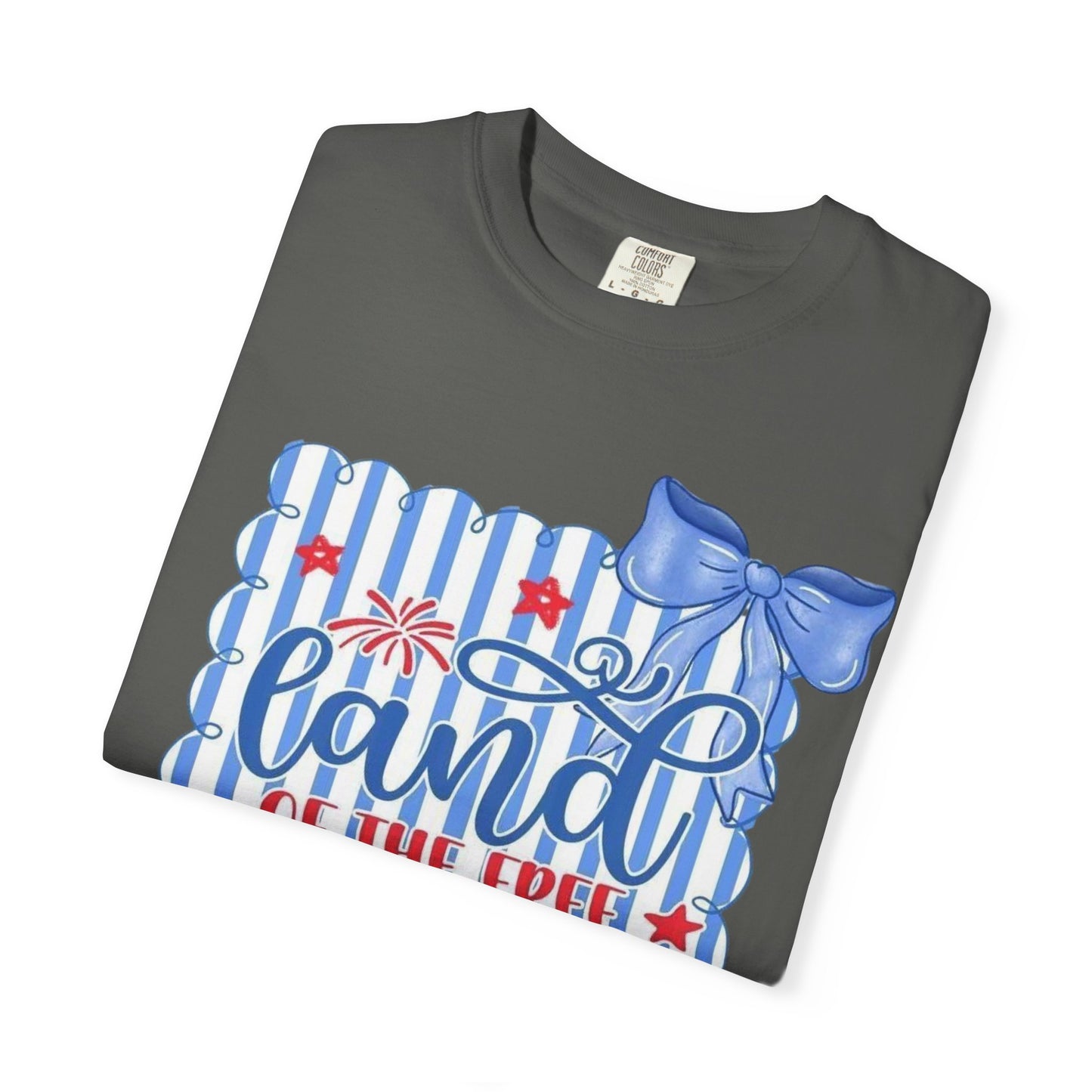 Patriotic "Land of the Free, Because of the Brave" T-Shirt