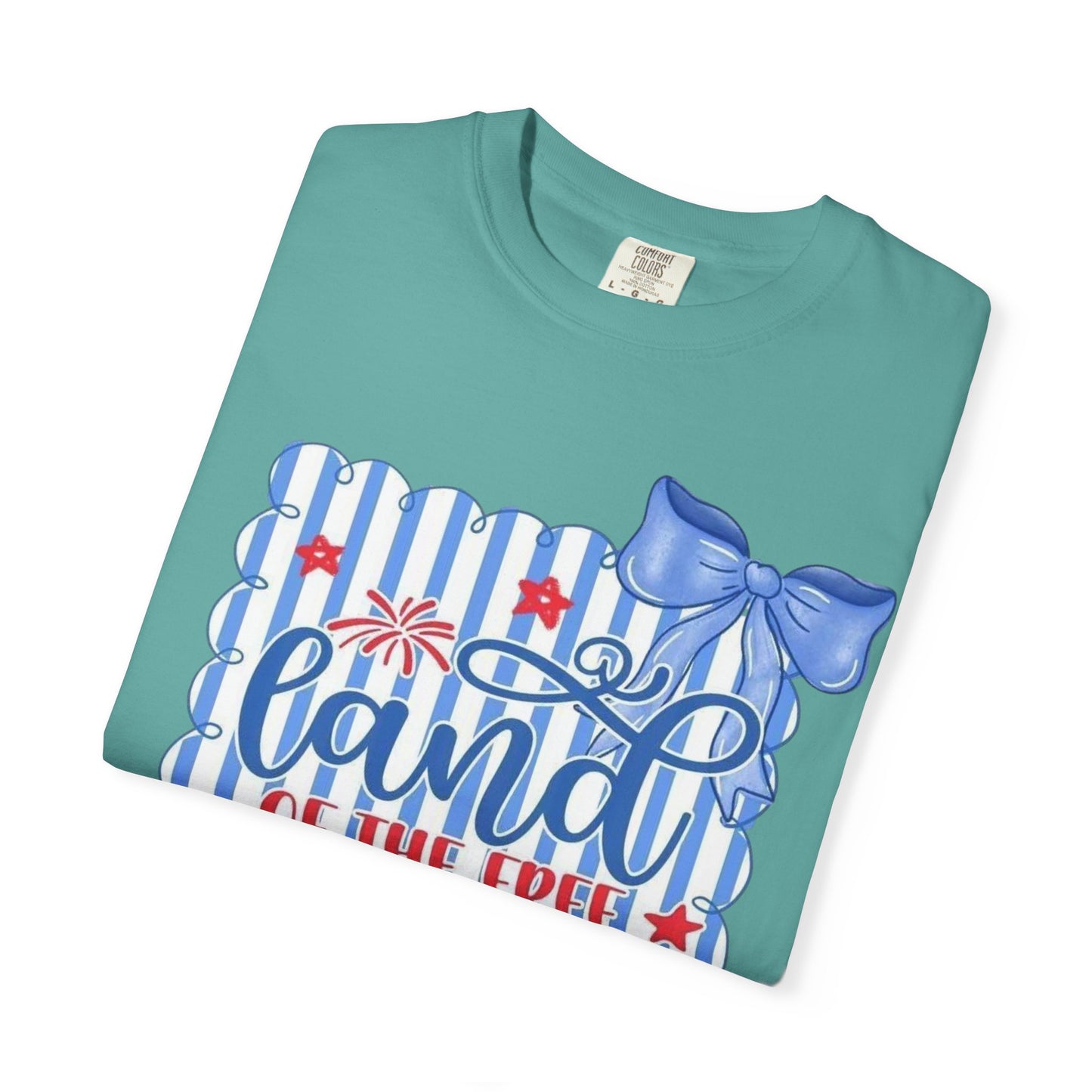 Patriotic "Land of the Free, Because of the Brave" T-Shirt