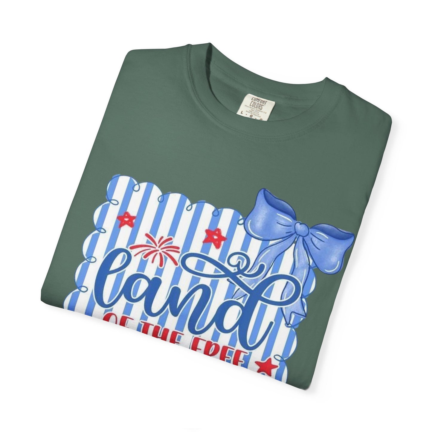 Patriotic "Land of the Free, Because of the Brave" T-Shirt
