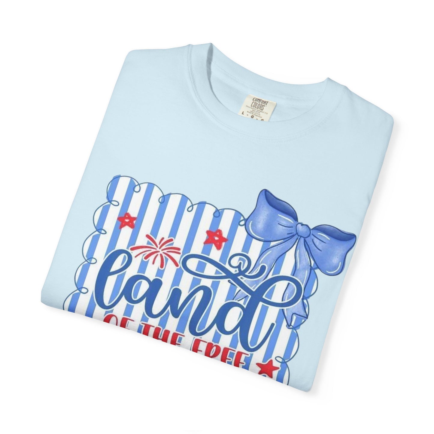 Patriotic "Land of the Free, Because of the Brave" T-Shirt