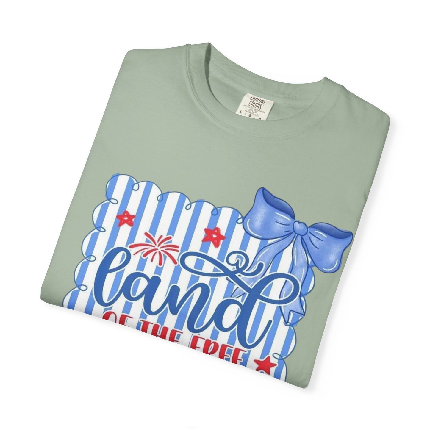 Patriotic "Land of the Free, Because of the Brave" T-Shirt