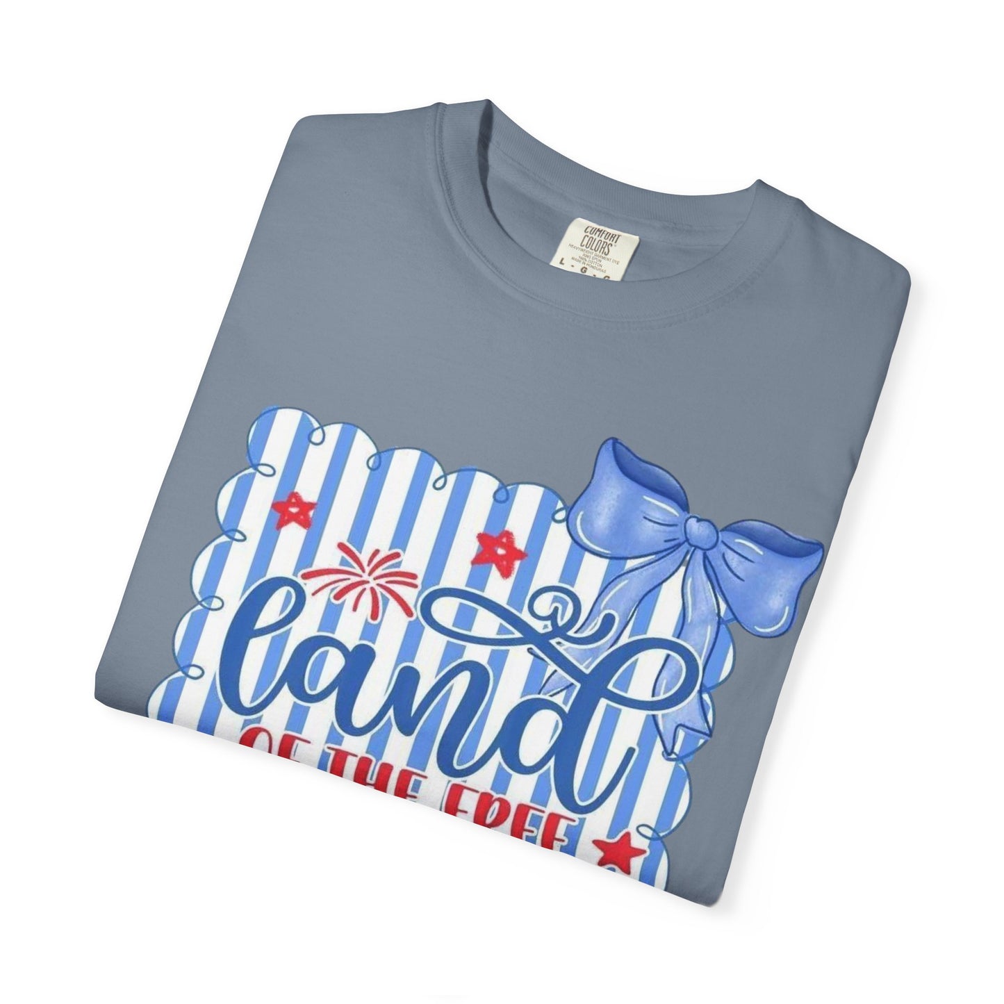 Patriotic "Land of the Free, Because of the Brave" T-Shirt