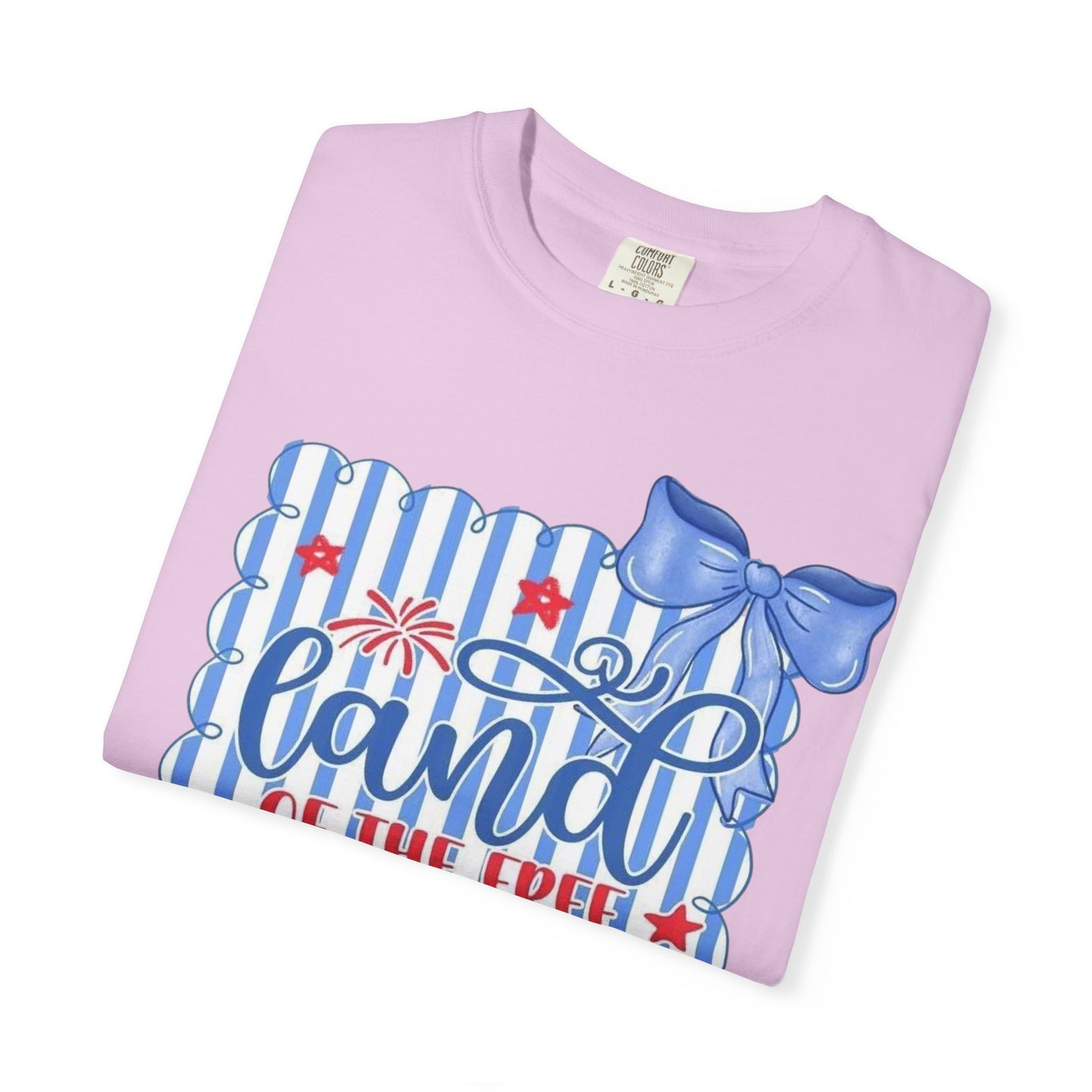 Patriotic "Land of the Free, Because of the Brave" T-Shirt